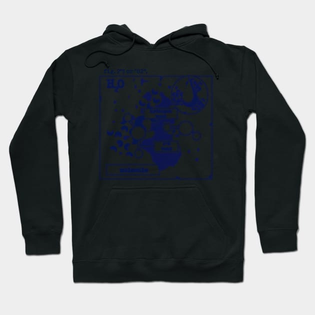 Hydrogen Molecule Hoodie by timteague